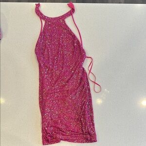 Windsor Pink Sequin Dress